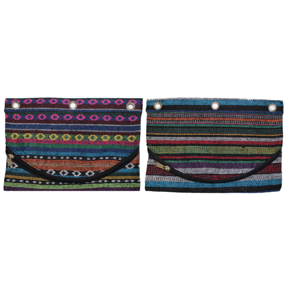 INKOLOGY INC 457-8 Inkology Global Binder Pencil Pouches, 10-1/2in x 6-3/4in, Assorted Colors, Pack Of 6 Pouches