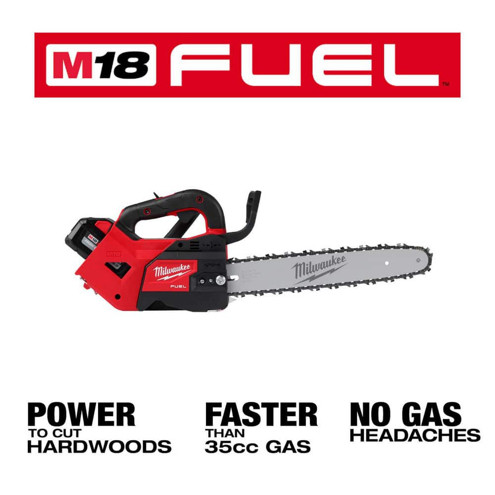 Milwaukee Tool 2826-22T Chainsaws; Power Type: Battery ; Bar Length (Inch): 14 ; Maximum Speed: 15 MPS ; Voltage: 18V ; Batteries Included: Yes ; Battery Chemistry: Lithium-ion