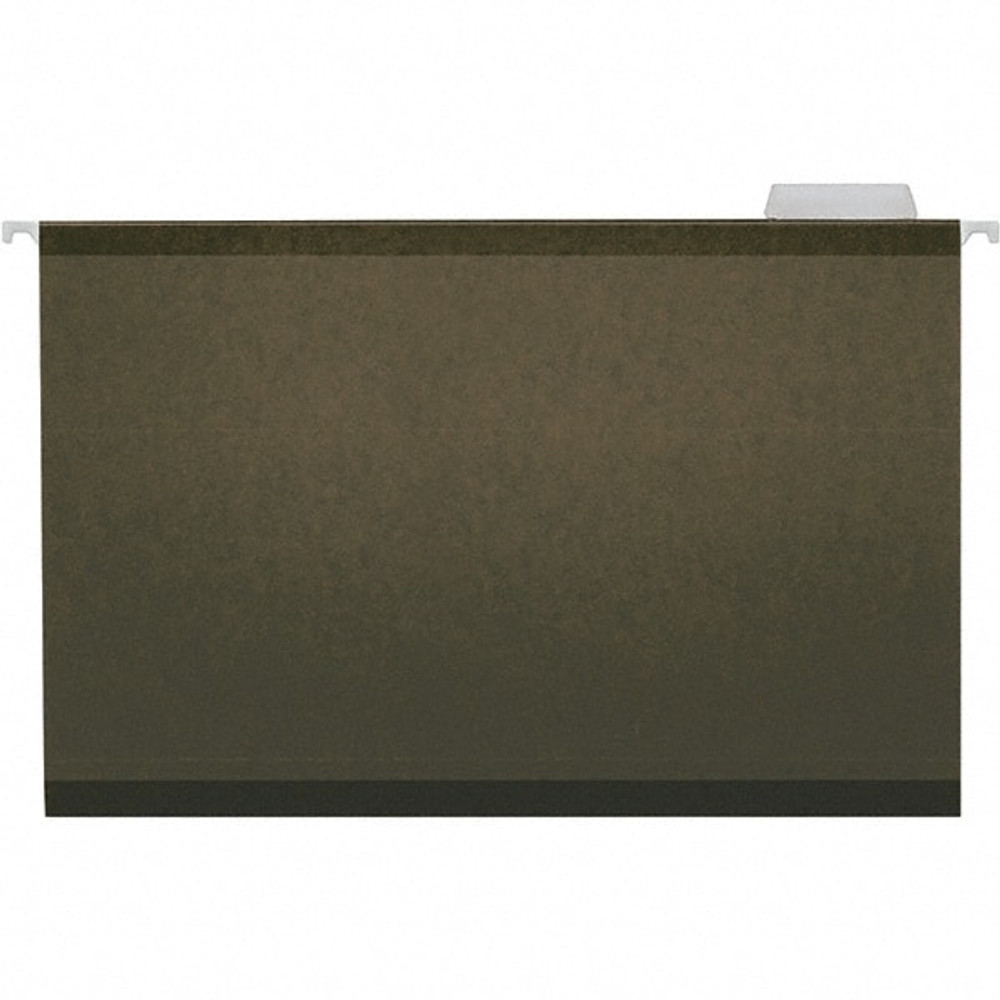 Universal One UNV24215 Hanging File Folder: Legal, Standard Green, 25/Pack