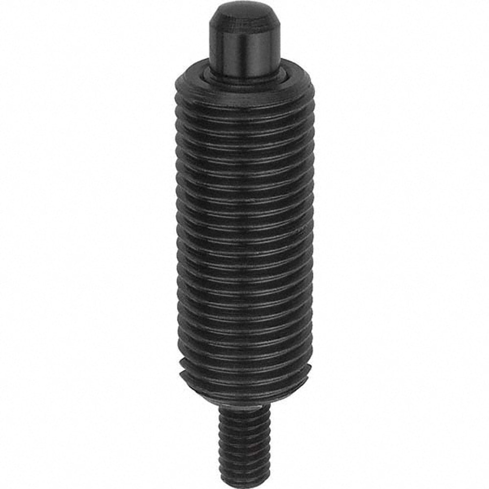 KIPP K0345.11105AL 3/8-24, 24mm Thread Length, 5mm Plunger Diam, Locking Pin Knob Handle Indexing Plunger