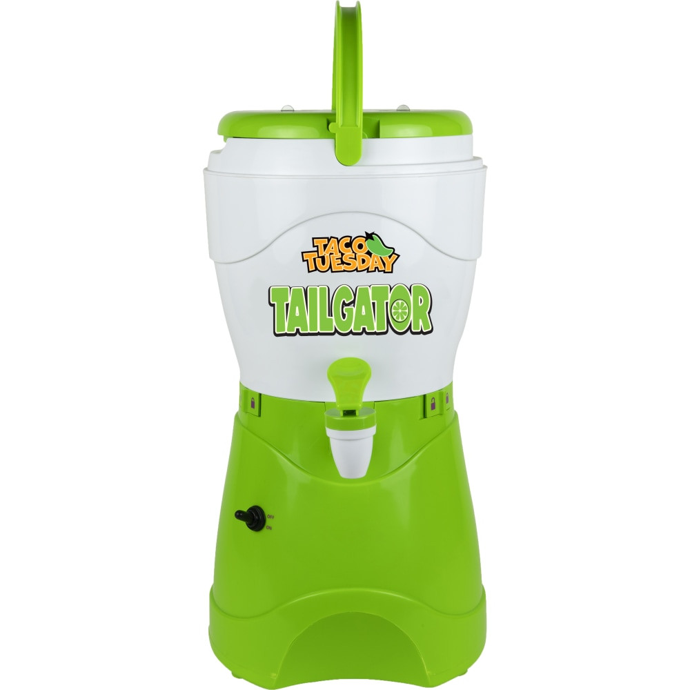 NOSTALGIA PRODUCTS GROUP LLC Taco Tuesday TTMSBINV1WG  1-Gallon AC/DC Tailgater Party Frozen Margarita & Slush Machine, Green