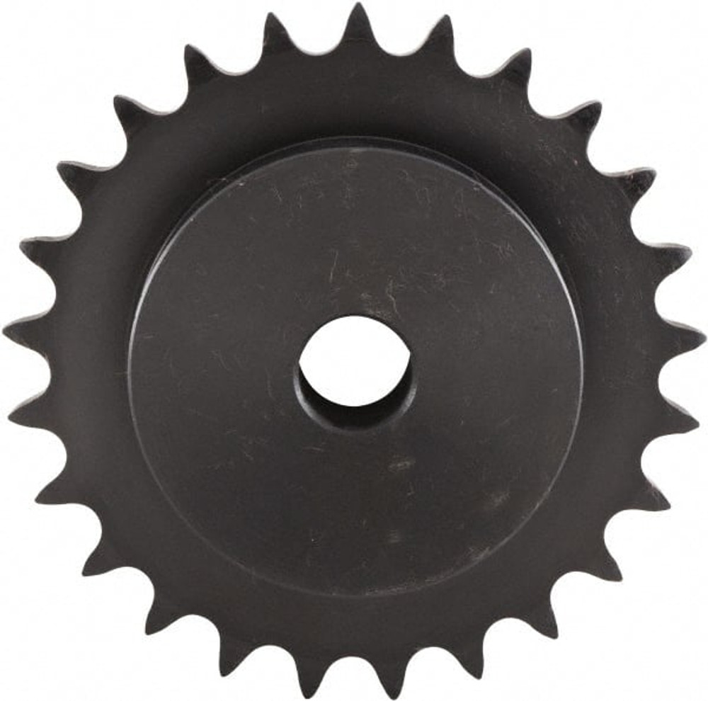 U.S. Tsubaki 40B13 Plain Bore Sprocket: 13 Teeth, 1/2" Pitch, 1-1/16" Bore Dia