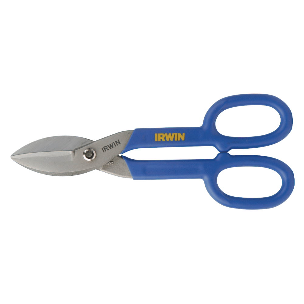 IRWIN 586-22010  Straight Cut Tin Snips, 10in Tool Length