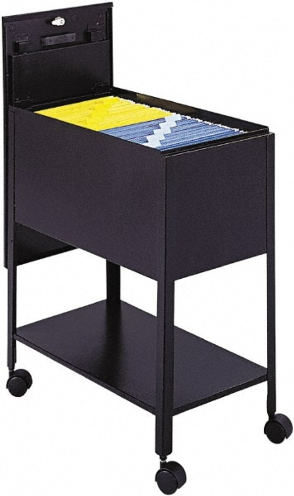 Safco SAF5362BL Tote Utility Cart: Steel, Black