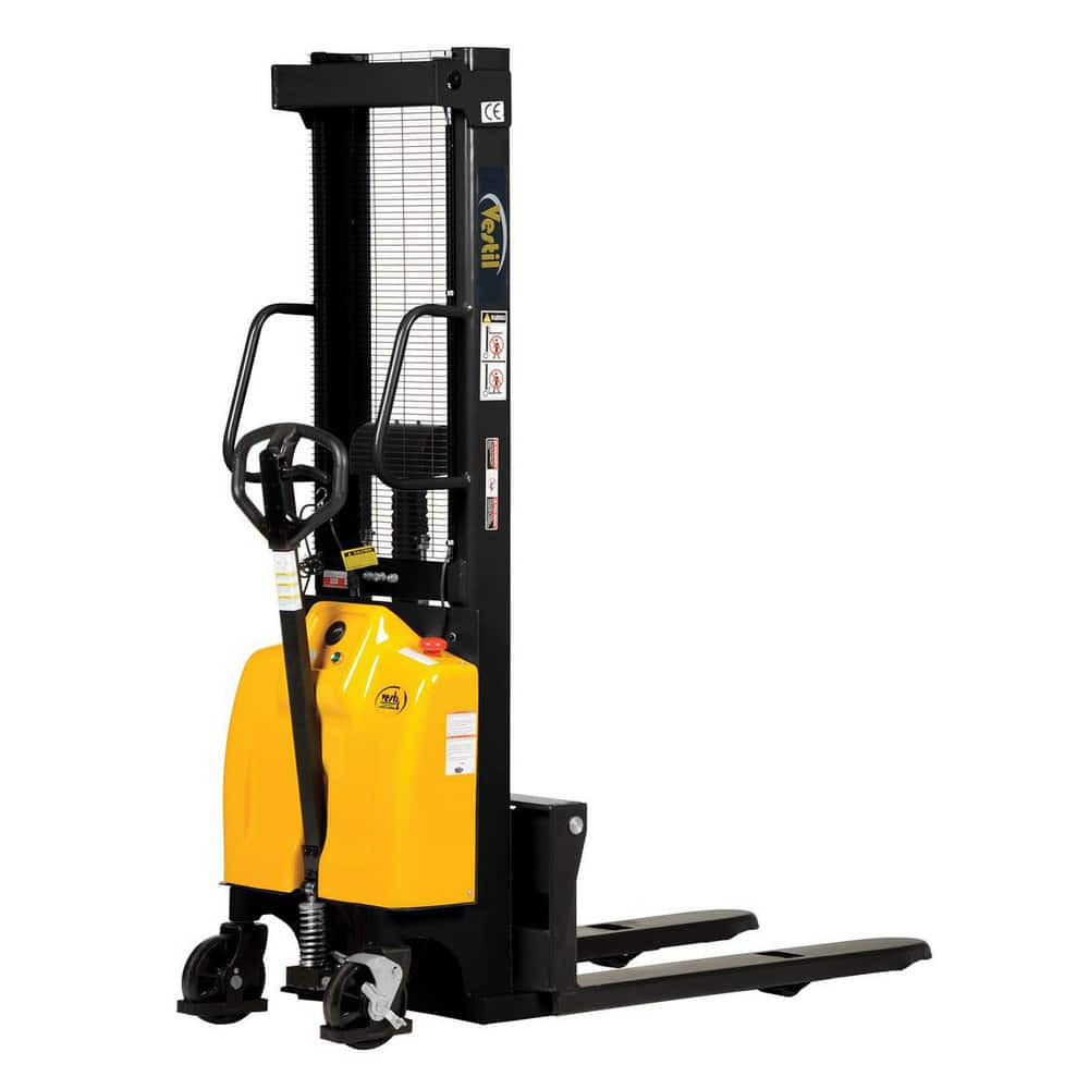 Vestil SE/HP-63-AA 2,000 Lb Capacity, 63" Lift Height, Battery Operated Stacker