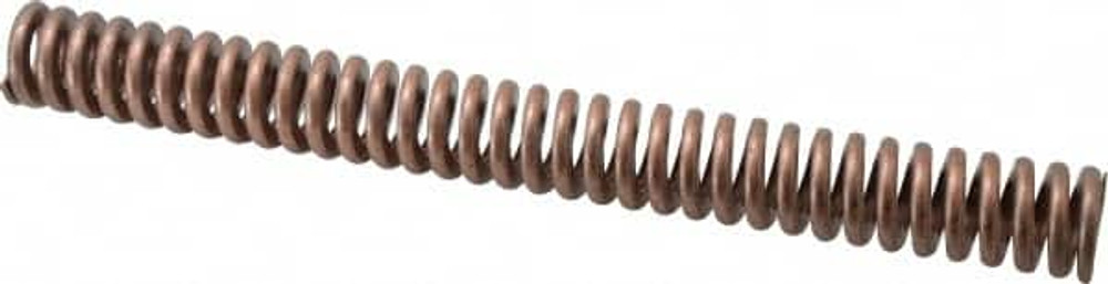 Associated Spring Raymond 105-648 Die Spring: 1-1/4" Hole Dia, 5/8" Rod Dia, 12" Free Length, Gold