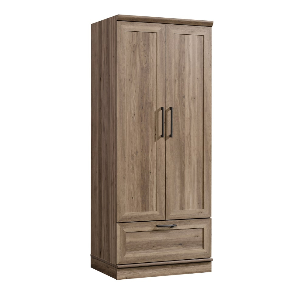 SAUDER WOODWORKING CO. 423007 Sauder Homeplus Storage Cabinet Closet, 2 Shelves, Salt Oak