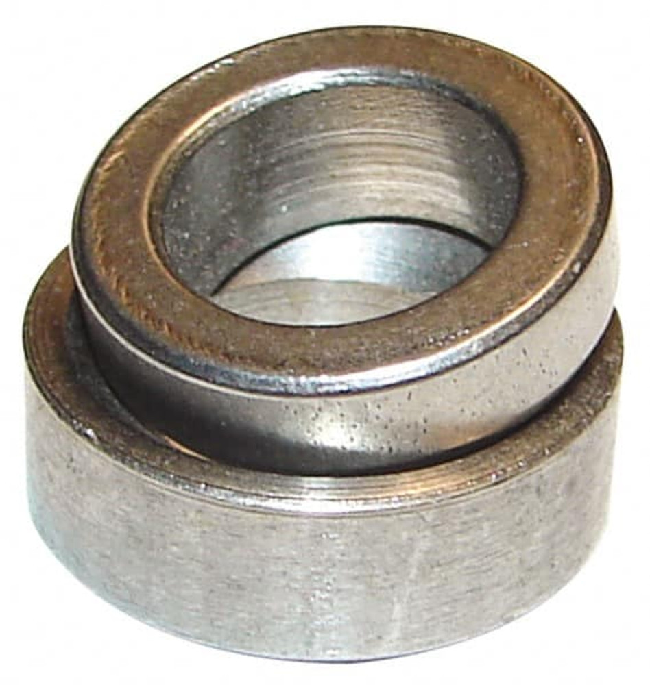 Morton Machine Works 7285-7295 Spherical Washer Assemblies; Bolt Size (Inch): 1/4 ; Bolt Size: 1/4 in ; Female Inside Diameter (Inch): 9/32 ; Female Outside Diameter (Inch): 1/2 ; Male Inside Diameter (Inch): 9/32 ; Material: Stainless Steel