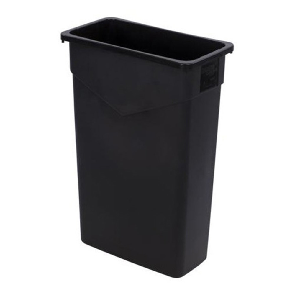 CARLISLE FOODSERVICE PRODUCTS, INC. 34202303 Carlisle TrimLine Trash Container, 23 Gallon, Black