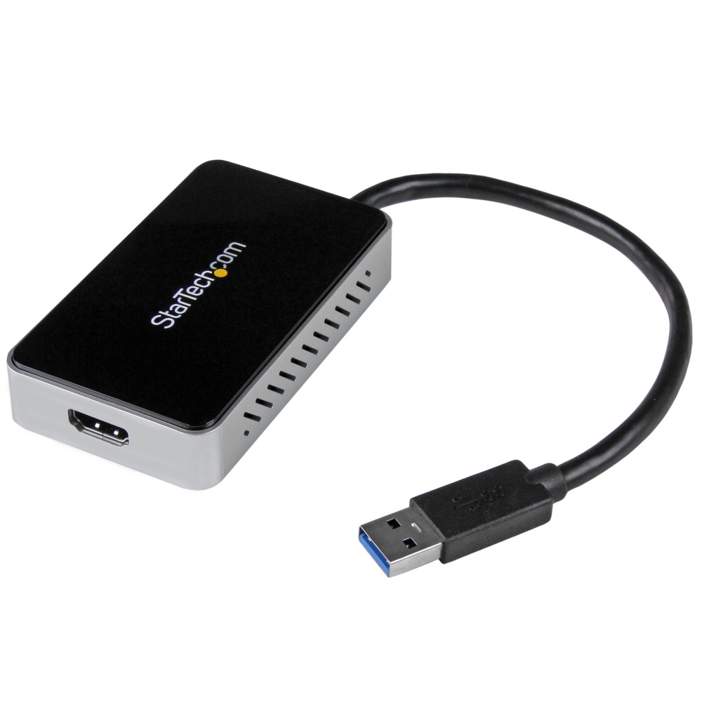 STARTECH.COM USB32HDEH  USB 3.0 To HDMI External Video Card Multi Monitor Adapter With 1-Port USB Hub