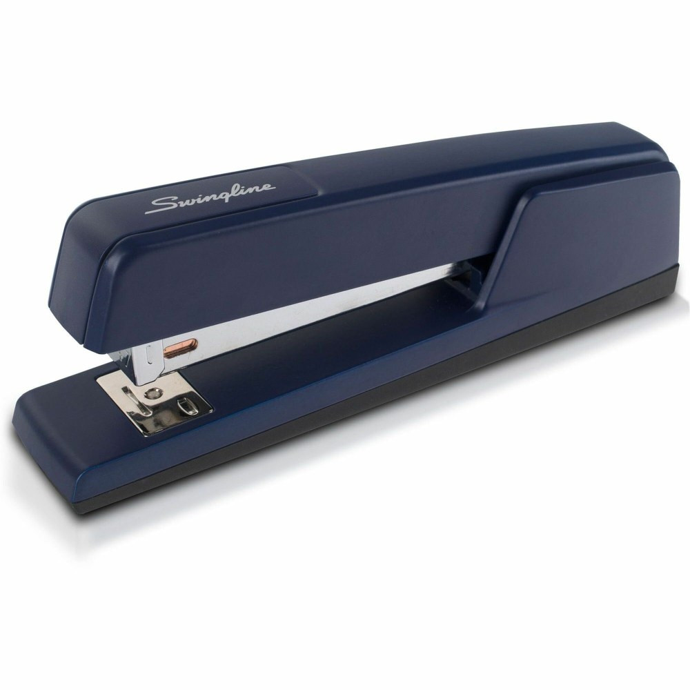 ACCO BRANDS USA, LLC S7074724 Swingline 747 Classic Stapler, 20 Sheets, Royal Blue - 20 Sheets Capacity - 210 Staple Capacity - Full Strip - 1/4in Staple Size - Royal Blue