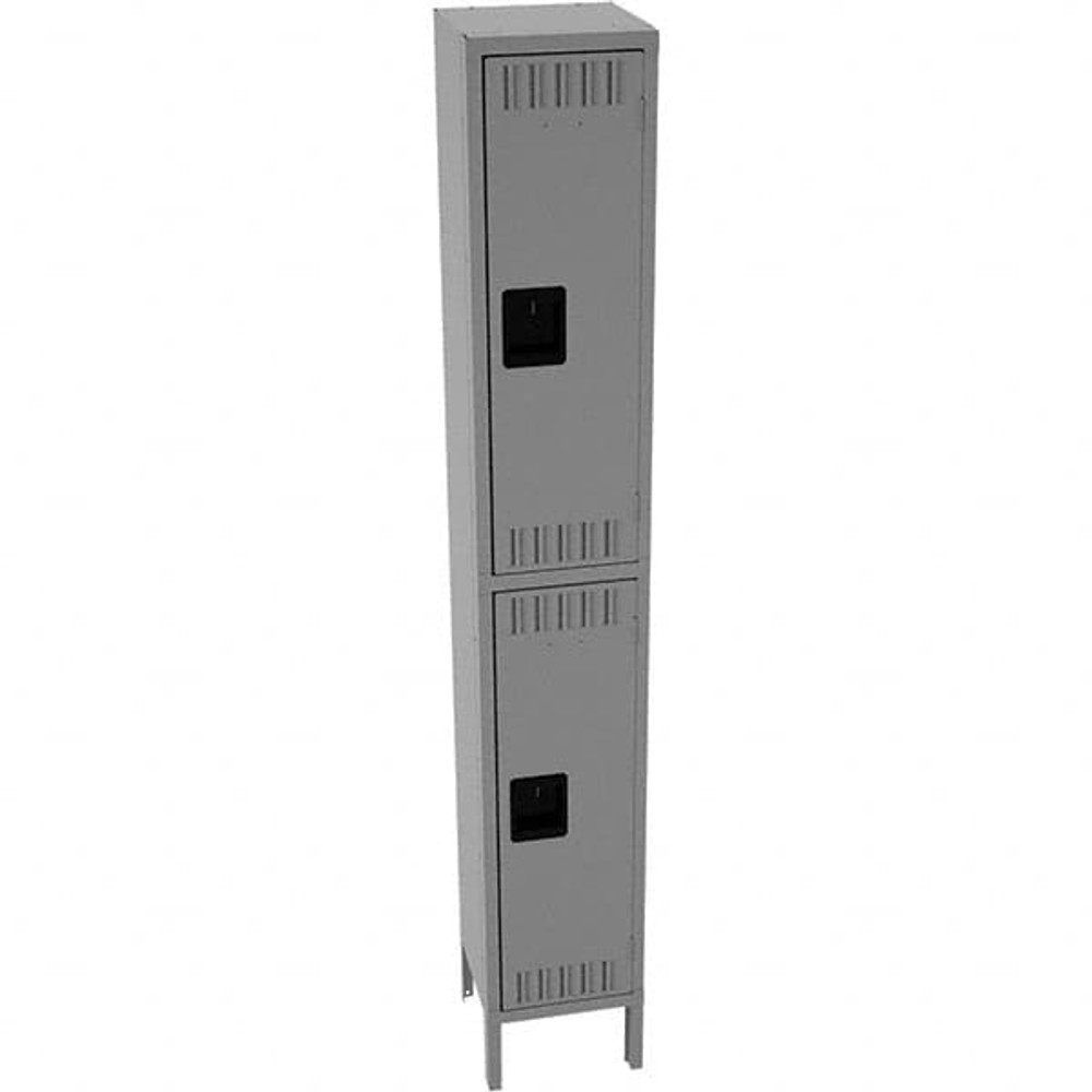 Tennsco DTK-121236-1MGY 1-Wide Locker: 11" Deep,