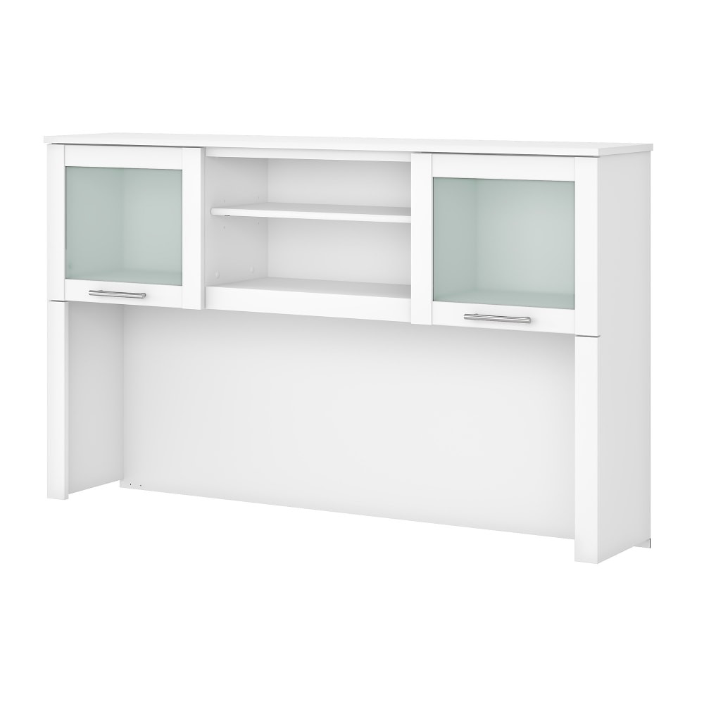 BUSH INDUSTRIES INC. WC81931 Bush Furniture Hutch For L-Shaped Desk, 60inW, White, Standard Delivery