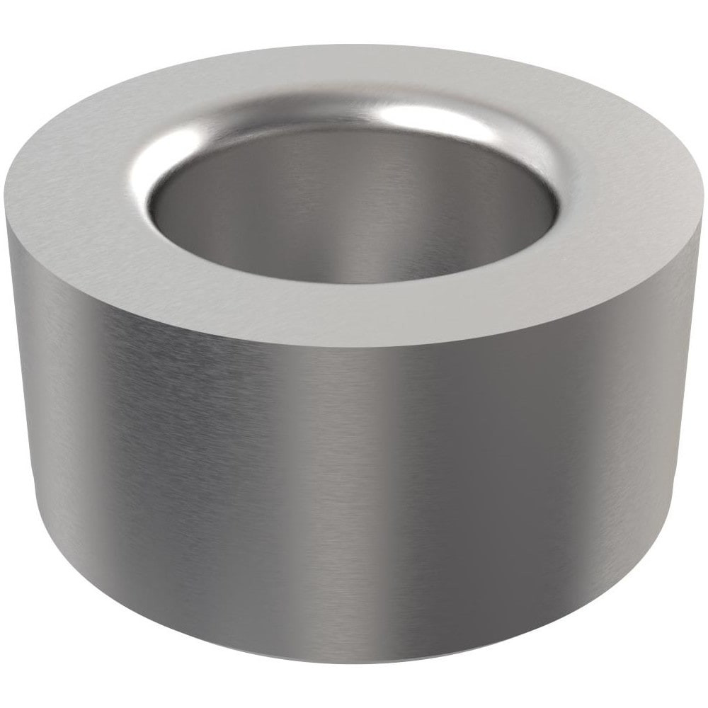 Jergens 49801SS Modular Fixturing Liners; Liner Type: Secondary; System Compatibility: Ball Lock; Outside Diameter (Decimal Inch): 1.3772 in; Inside Diameter (mm): 20 mm; Outside Diameter Tolerance: -0.0004 in; Plate Thickness Tolerance: 10.005 in; P