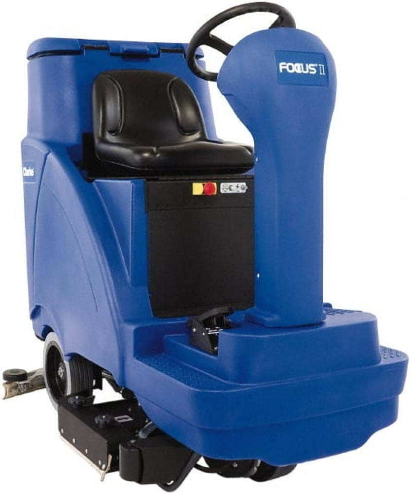 Clarke 56382628 Floor Scrubber: Battery, 26" Cleaning Width, 0.56 hp, 230 RPM