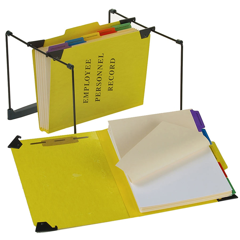 ESSELTE CORP Pendaflex SER-2-YEL  Hanging Style Personnel Folder, 9 1/2in x 11 3/4in, 2in Expansion, Yellow