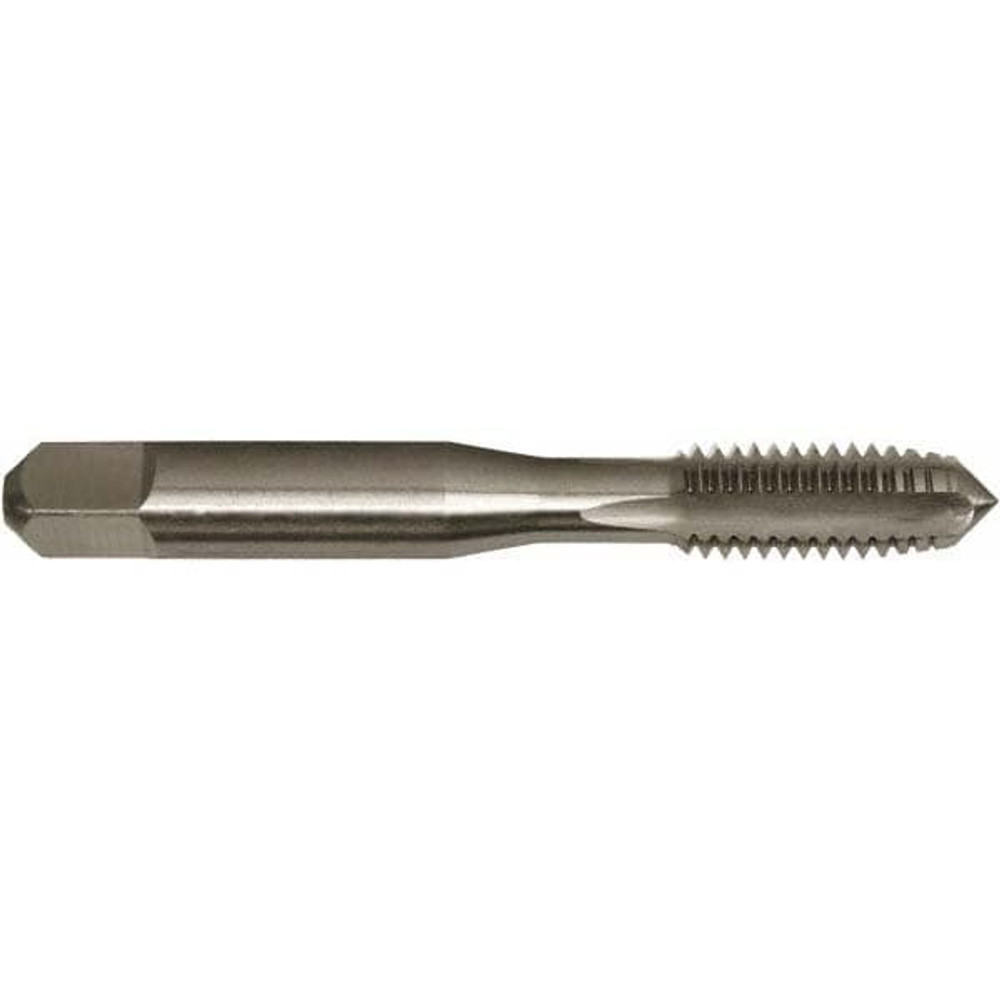 Greenfield Threading 306451 Straight Flute Tap: 1/2-20 UNF, 4 Flutes, Plug, 2/3B Class of Fit, High Speed Steel, Bright/Uncoated