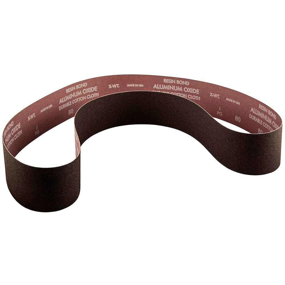 Norton 78072722085 Abrasive Belt: 4" Wide, 36" Long, 100 Grit, Aluminum Oxide