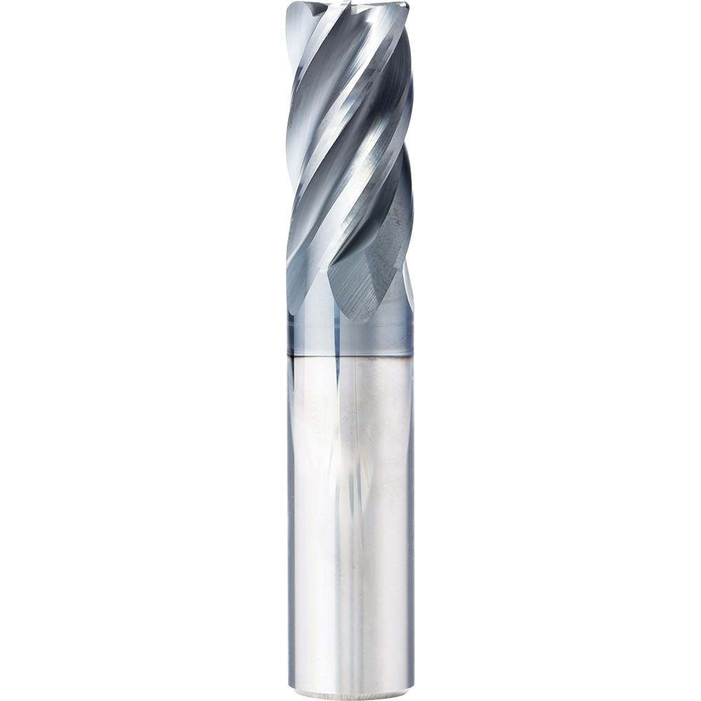 Supermill TC5F1.0VL-060 Corner Radius End Mill: 1" Dia, 2-1/4" LOC, 0.06" Radius, 5 Flutes, Solid Carbide