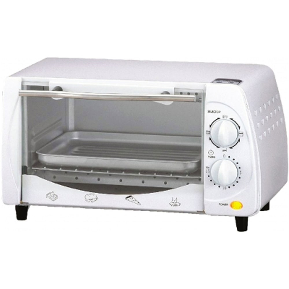 TODDYs PASTRY SHOP Brentwood 99583274M  4-Slice Toaster Oven Broiler, White