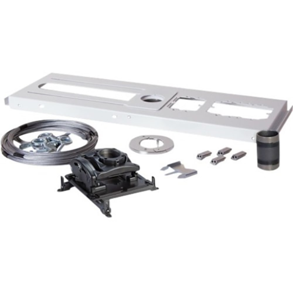 CHIEF MFG INC KITES003W Chief KITPROJ Series KITES003W - Mounting kit (extension column, suspended ceiling plate, universal mount) - for projector - white