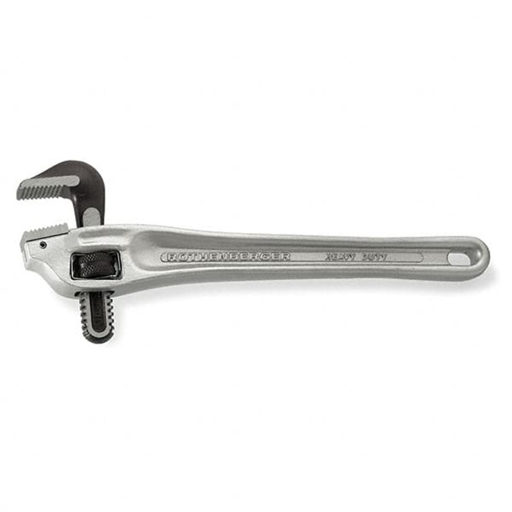 Rothenberger 70115 Offset Pipe Wrench: 14" OAL, Aluminum