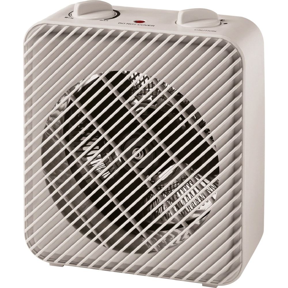 SP RICHARDS Lorell 33978  Electric Fan Heater, 3 Heat Settings, 8.1inH x 4.4inW, White