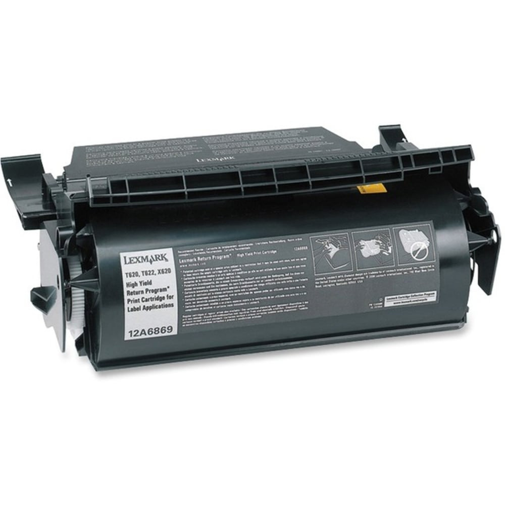 LEXMARK INTERNATIONAL, INC. Lexmark 12A6869  12A6869 Black High Yield Return Program Toner Cartridge