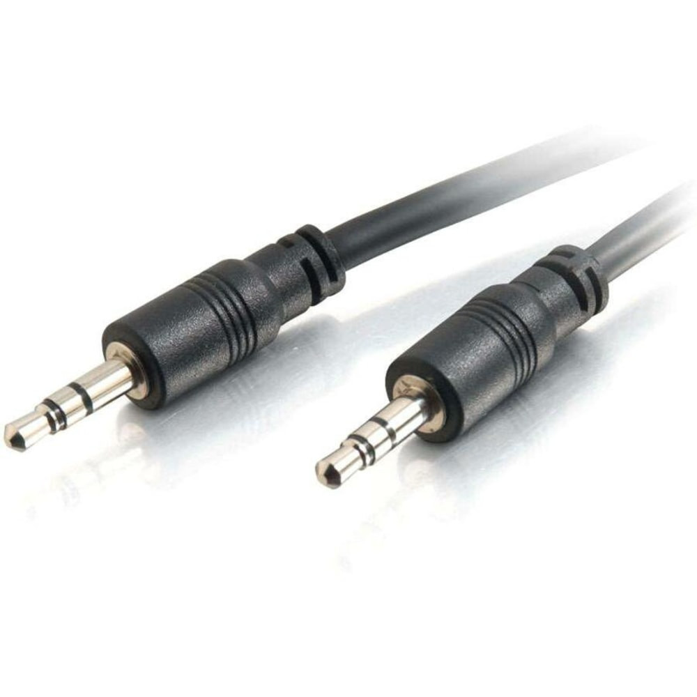 LASTAR INC. C2G 40108  35ft CMG-Rated 3.5mm Stereo Audio Cable With Low Profile Connectors - 35 ft Audio Cable - First End: Mini-phone Stereo Audio - Male - Second End: Mini-phone Stereo Audio - Male