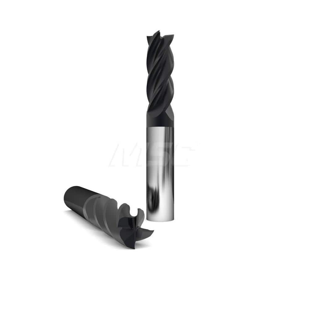 GWS 316810 Corner Radius End Mill: 1" Dia, 2" LOC, 0.06" Radius, 4 Flutes, Solid Carbide