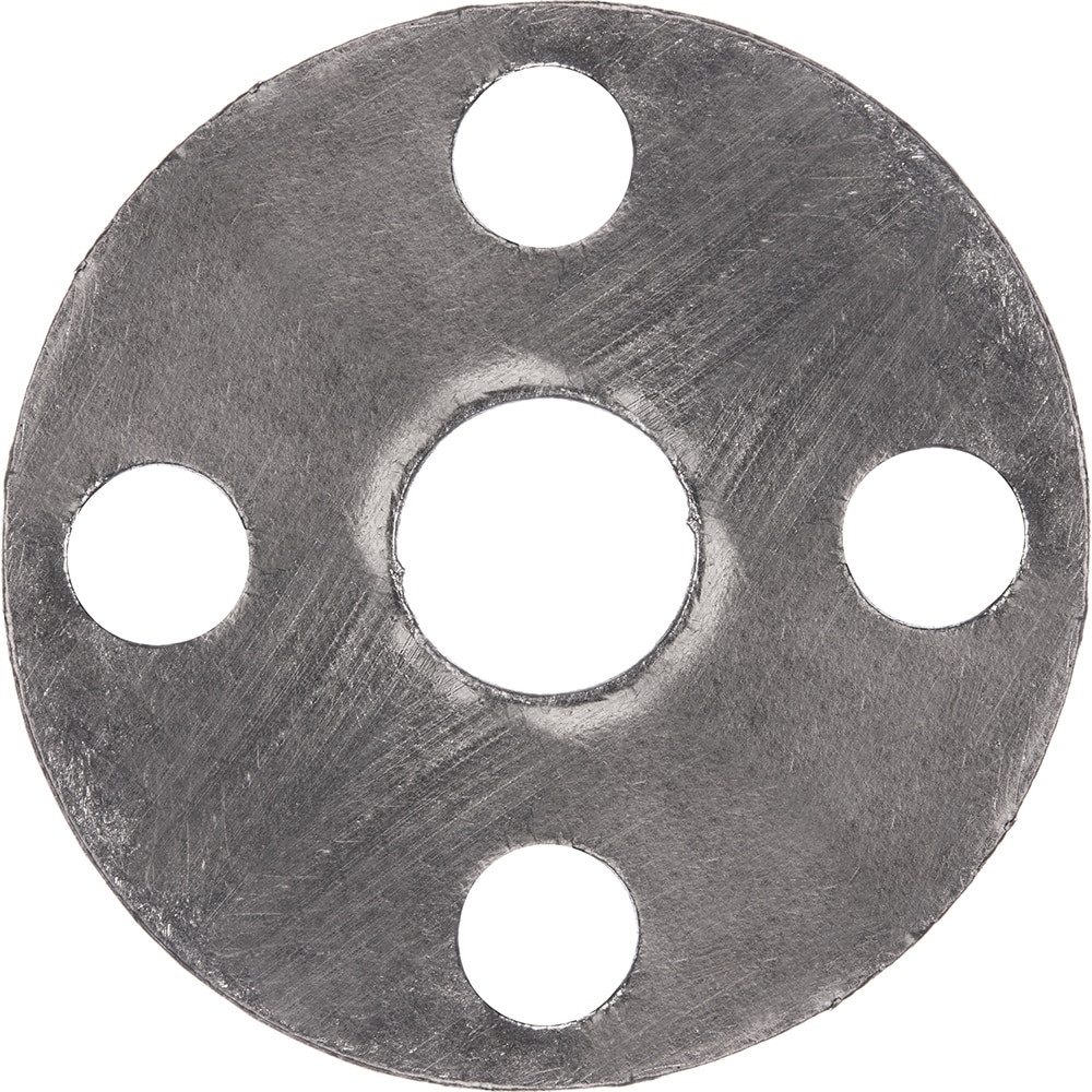 USA Industrials BULK-FG-1010 Flange Gasket: For 2" Pipe, 2-3/8" ID, 6-1/2" OD, 1/16" Thick, Graphite with Stainless Steel Insert