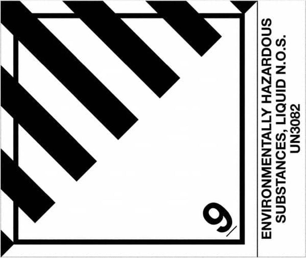 Tape Logic DL518P2 Label Maker Label: Black & White, Paper, 4-3/4" OAL, 4-3/4" OAW, 500 per Roll, 1 Roll