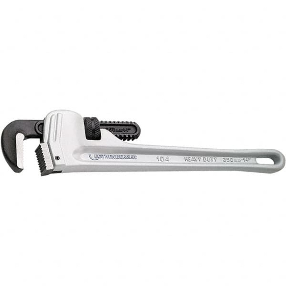Rothenberger 70164 Cast Aluminum Pipe Wrench: 48" OAL, Aluminum