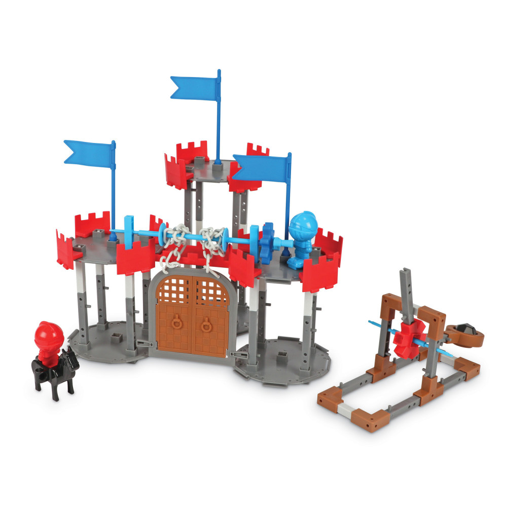 LEARNING RESOURCES, INC. LER2876 Learning Resources Castle Engineering & Design 123-Piece Building Set