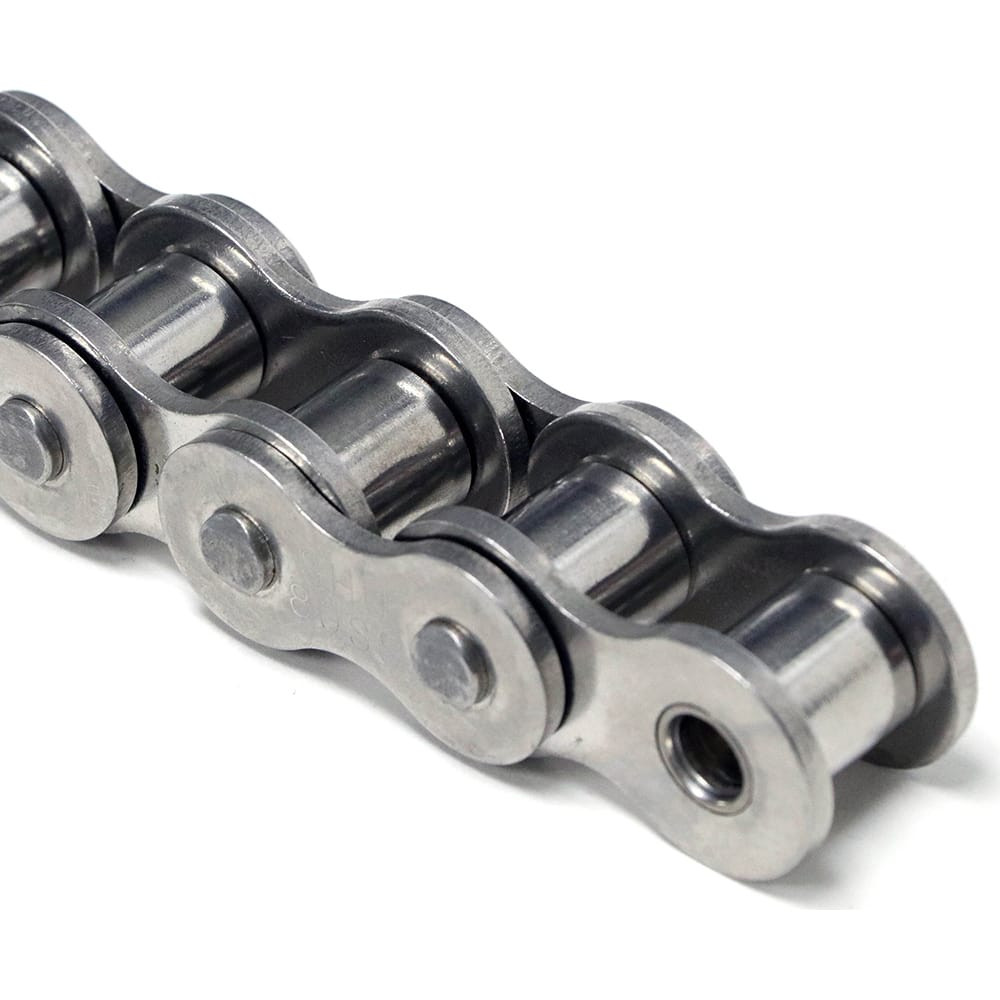 Shuster 05903613 Roller Chain: 1/2" Pitch, 40SS Trade, 10' Long