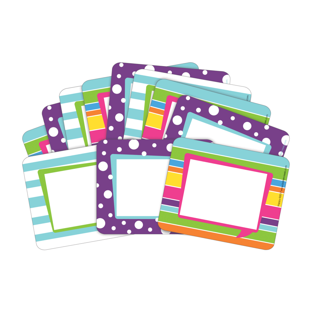 BARKER CREEK PUBLISHING, INC. BC3766 Barker Creek Name Tags, 2 -3/4" x 3 1/2", Happy, 45 Name Tags Per Pack, Case Of 2 Packs