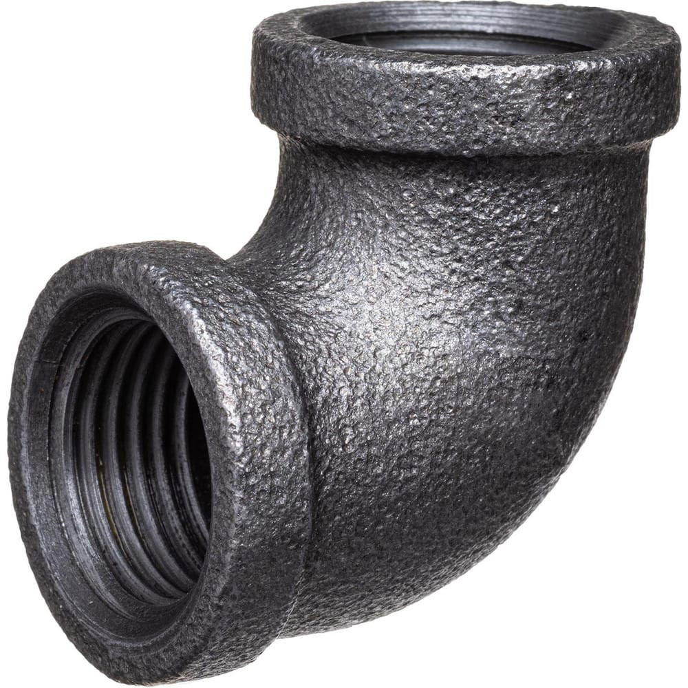 USA Industrials ZUSA-PF-15591 Black Pipe Fittings; Fitting Type: Elbow ; Fitting Size: 3/8" ; End Connections: NPT ; Material: Malleable Iron ; Classification: 150 ; Fitting Shape: 900 Elbow