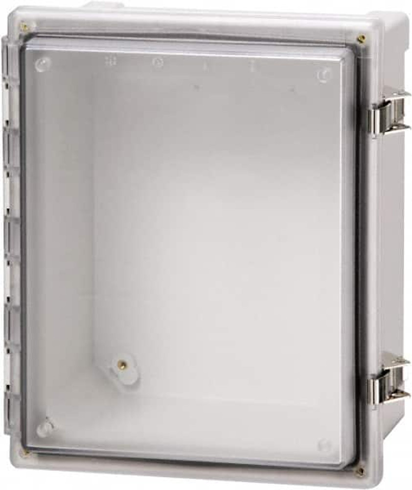 Fibox ARK12106CHSSLT Standard Electrical Enclosure: Polycarbonate, NEMA 12, 13, 4, 4X, 6 & 6P