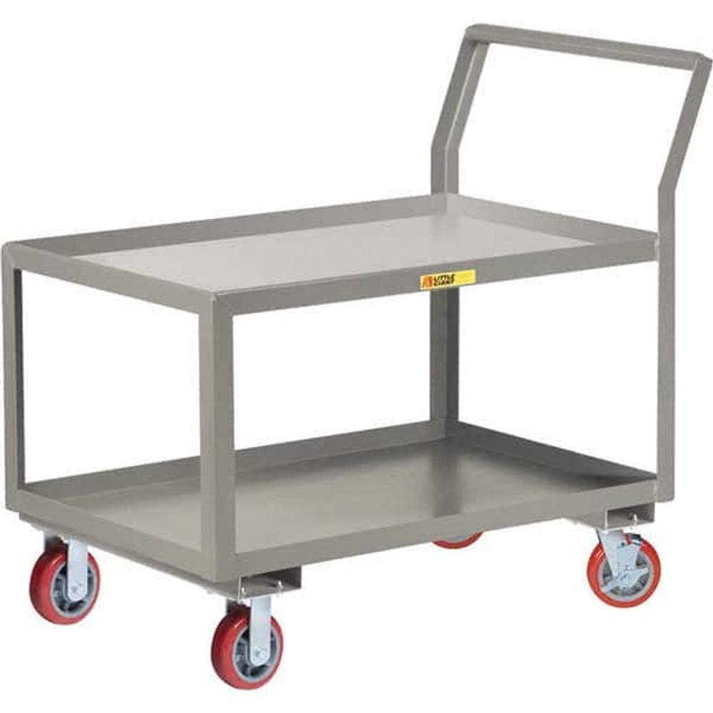 Little Giant. GLK-2448-6PYBRK Utility Cart: Steel, Gray