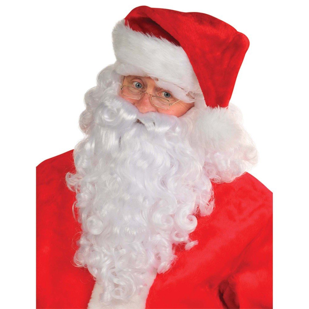 AMSCAN CO INC Amscan 840513  4-Piece Premium Santa Wig And Beard Set