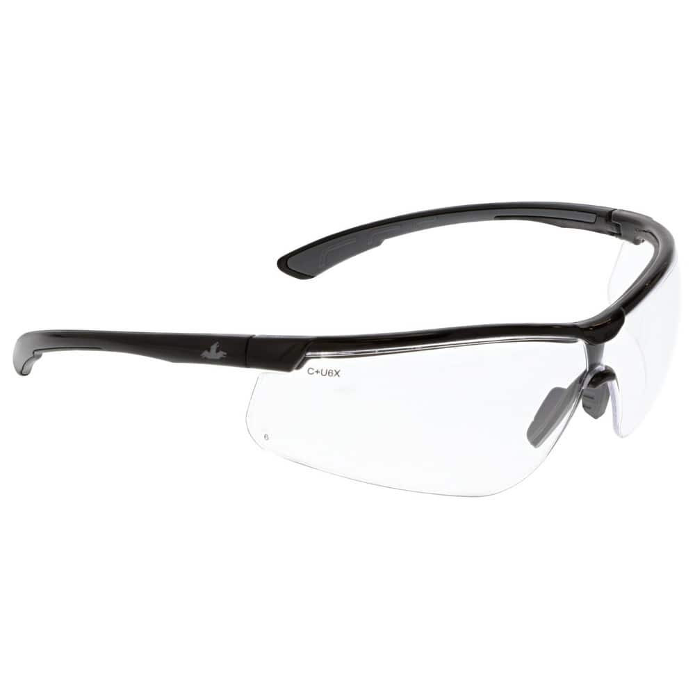 MCR Safety KD710PF Safety Glass: Anti-Fog, Polycarbonate, Clear Lenses, Half-Framed