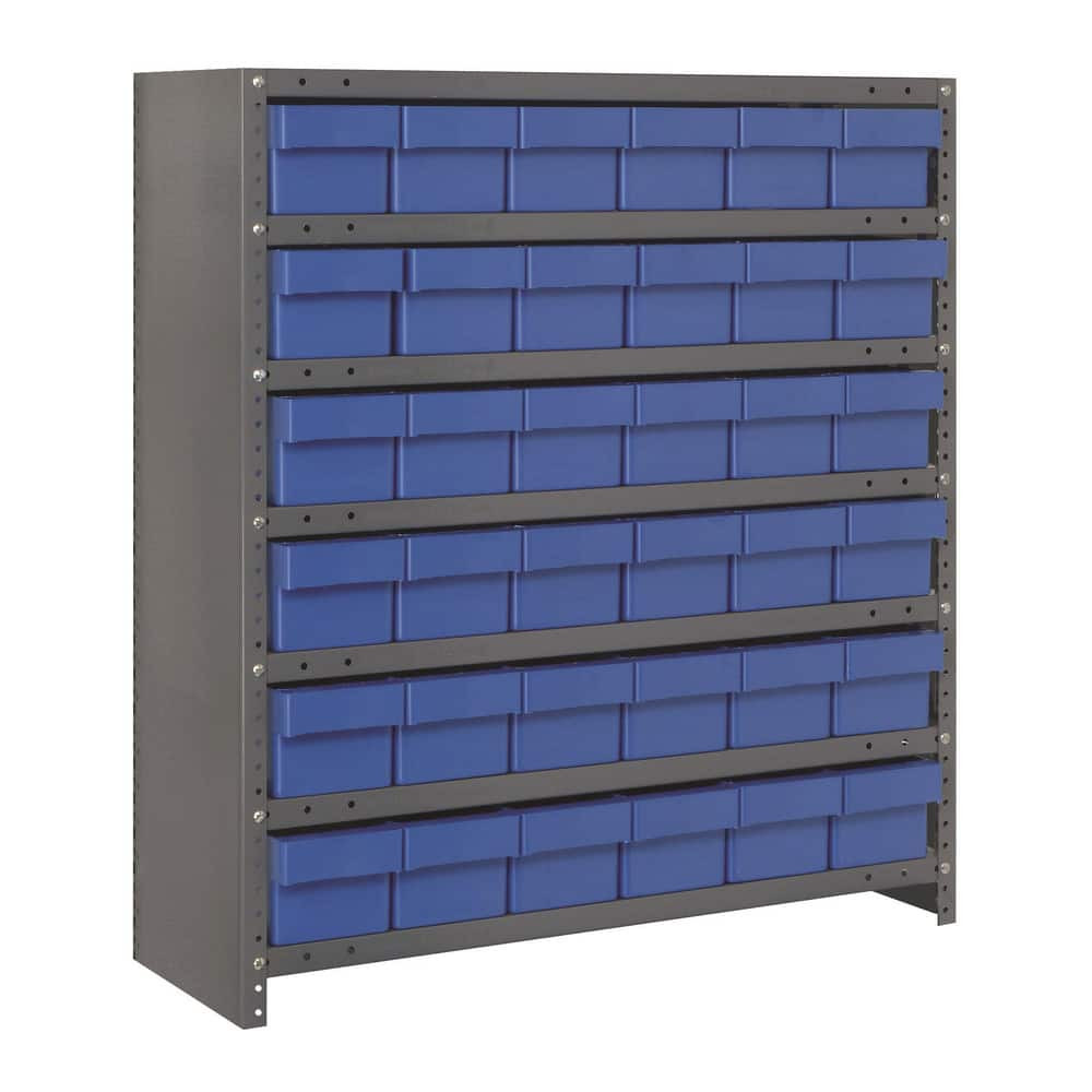 Quantum Storage CL1239-601701BL 32 Bin Closed Shelving System