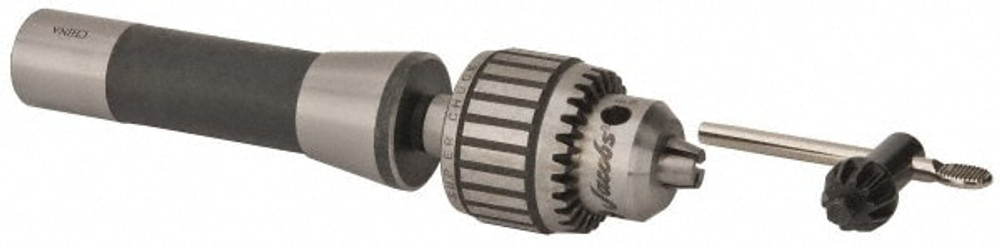 Jacobs 812N JT2, 0 to 1/4" Capacity, Tapered Mount Drill Chuck