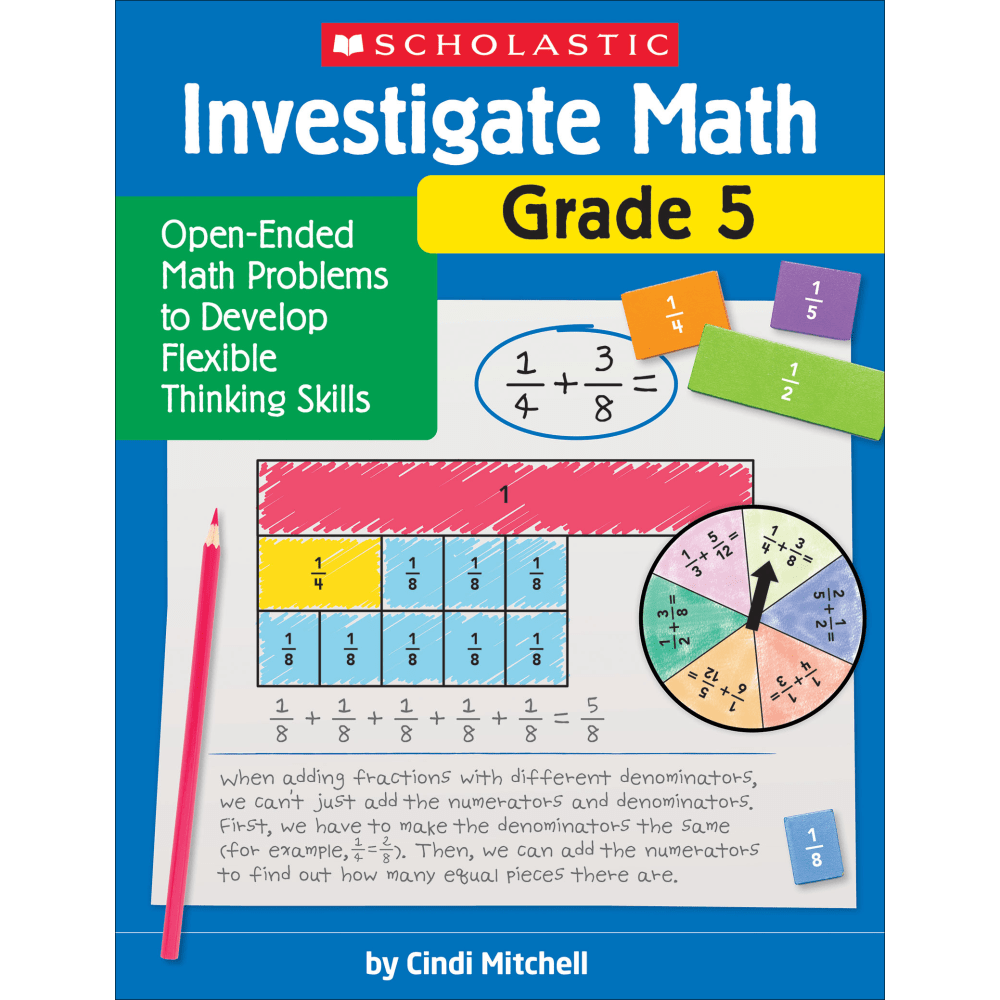 SCHOLASTIC TEACHER RESOURCES Scholastic 9781338751727  Investigate Math: Grade 5