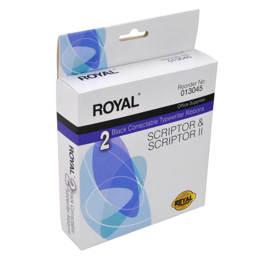 This film correction tape works with your existing Scriptor or Scriptor II typewriter. The lift-off tape helps you mask errors made during typing, which saves you time and paper.  Lift-off tape helps you correct typing errors.  Correct typing errors quickly with this Royal lift-off correction tape.  Compatible with the Royal Scriptor & Scriptor II typewriters.  Recommended for masking typing errors, enabling you to produce clean, legibly typed documents.  Simple to install and use, taking the hassle out of typing and saving you valuable time at the office.