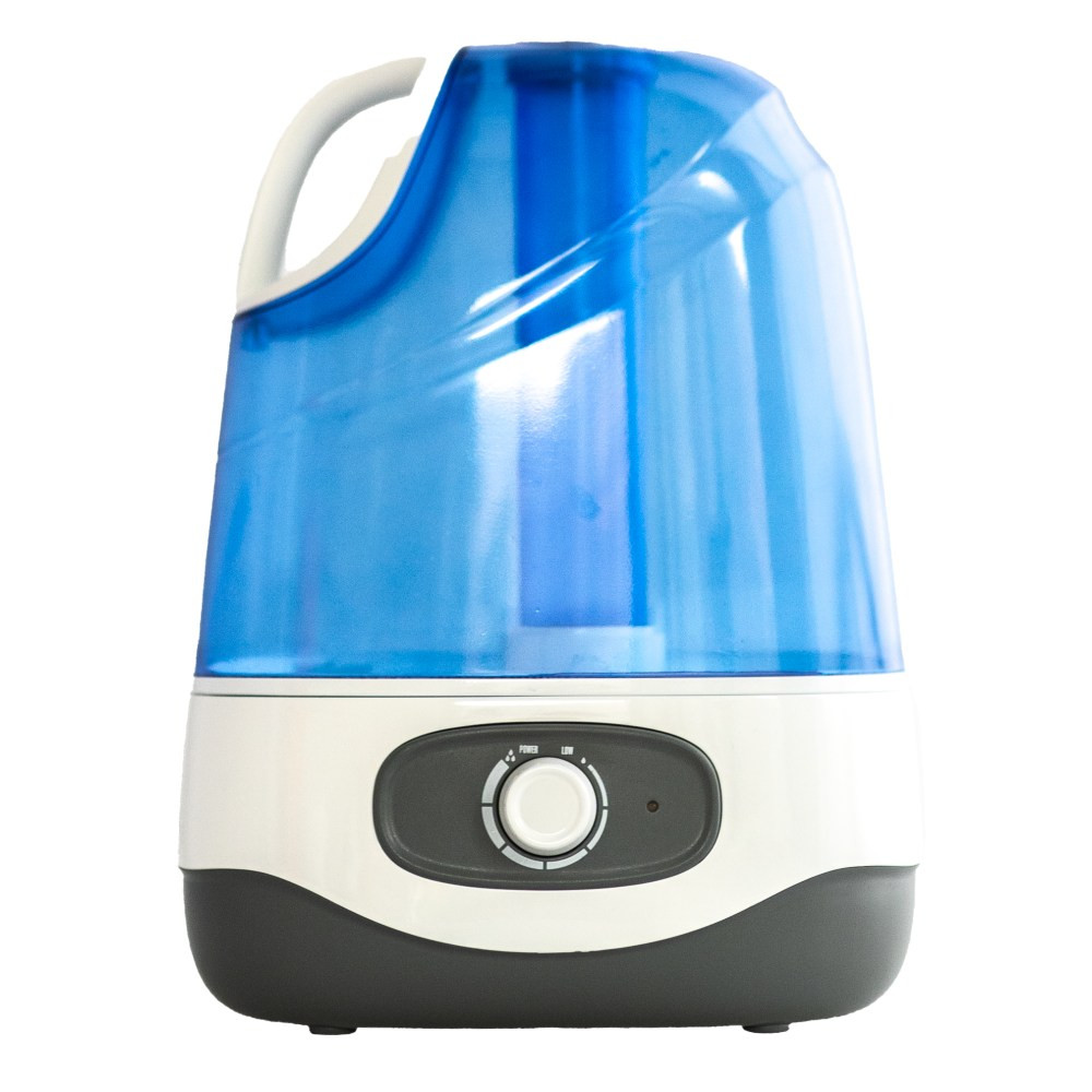 CRANE USA, INC. Crane EE-5956  Ultrasonic Cool Mist Humidifier, 1.0 Gallons, 12 13/16in x 9 1/2in x 6 7/8in, Blue/White