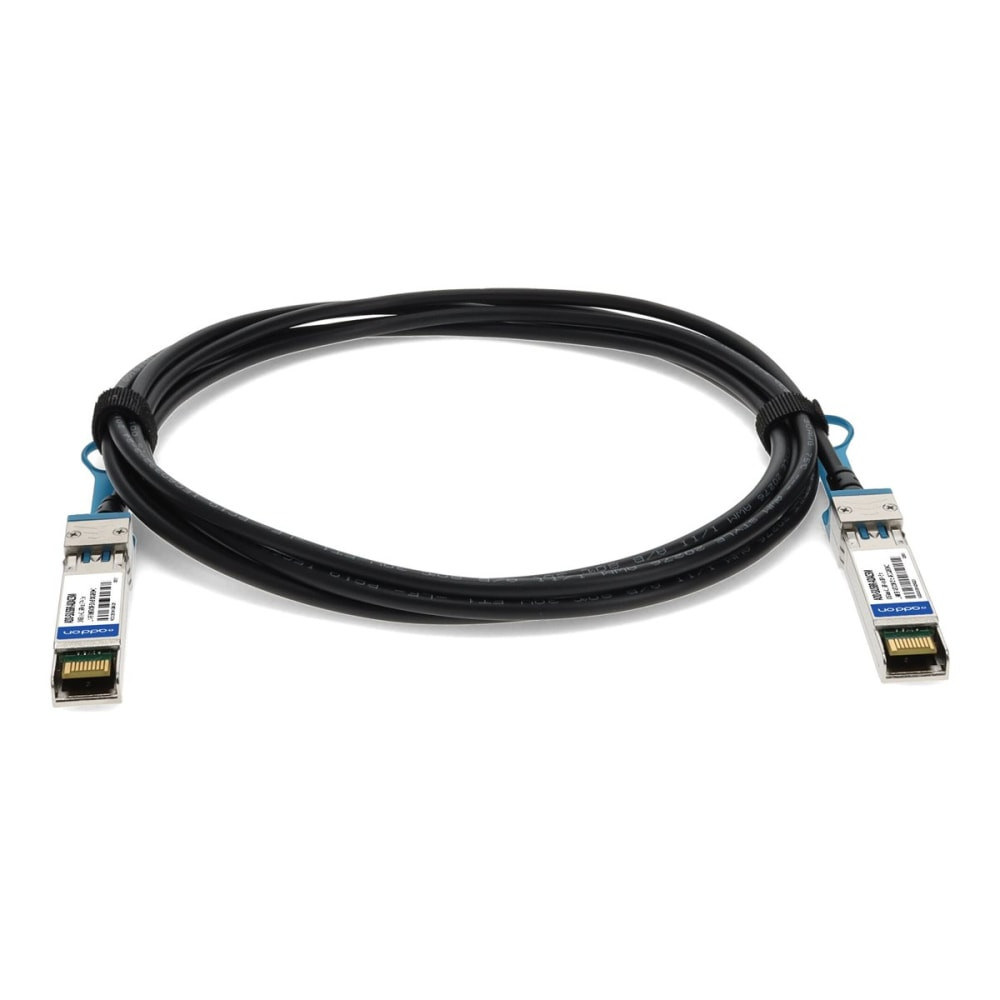 ADD-ON COMPUTER PERIPHERALS, INC. AddOn ADD-SJUSBR-ADAC5M  - 10GBase direct attach cable - TAA Compliant - SFP+ (M) to SFP+ (M) - 16.4 ft - twinaxial - active
