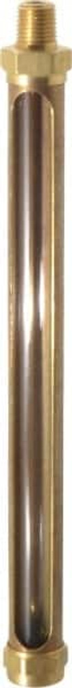 LDI Industries G323-2 7-1/2 Inch Long Sight, 1/4 Inch Thread Size, Buna-N Seal Straight to Male Thread, Vented Oil-Level Indicators and Gauge