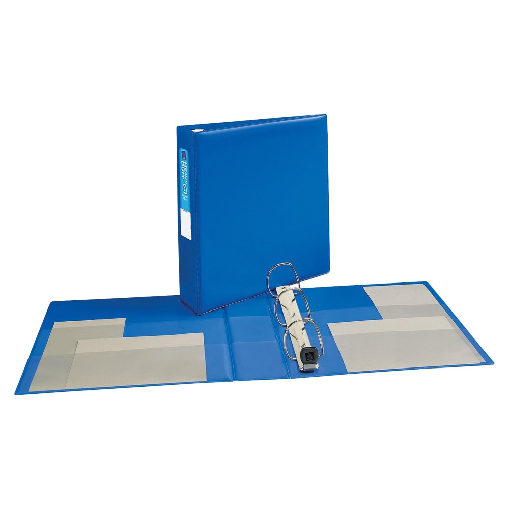 AVERY PRODUCTS CORPORATION Avery 79882  Heavy-Duty 3-Ring Binder With Locking One-Touch EZD Rings, 2in D-Rings, Blue