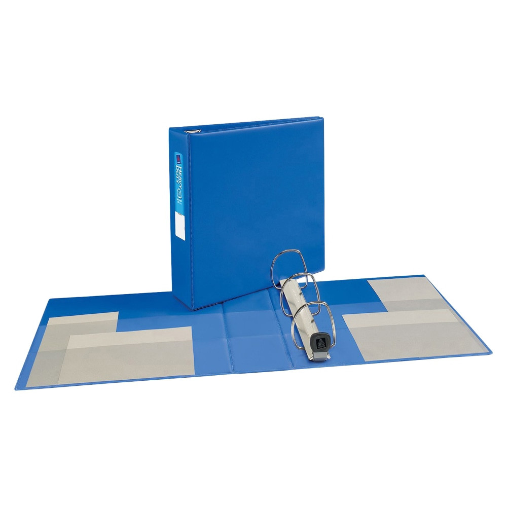 AVERY PRODUCTS CORPORATION Avery 79883  Heavy-Duty 3-Ring Binder With Locking One-Touch EZD Rings, 3in D-Rings, Blue